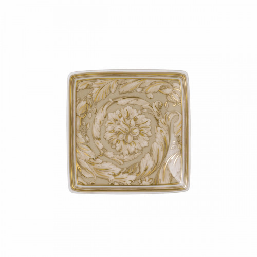 Rosenthal meets Versace Barocco Beige skål firkantet lav 9 cm