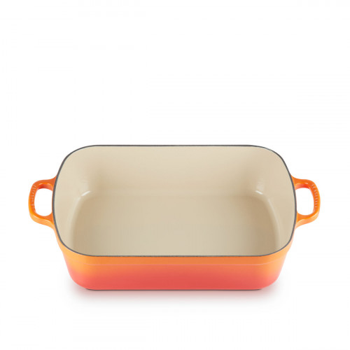 Le Creuset Bräter und Pfannen Spezialitäten Stegerist / Bayerisk stegerist ovn rød 6,6 L / 37x29 cm