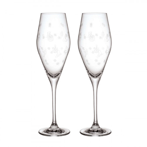 Villeroy & Boch Toy's Delight Glas Champagneskål sæt 2 dele h: 252 mm / 0,26 L