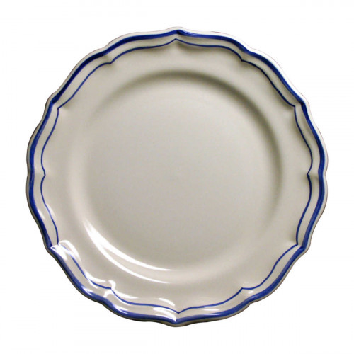 Gien Fayencerie Filets Bleus Morgenmadstallerken 23,2 cm