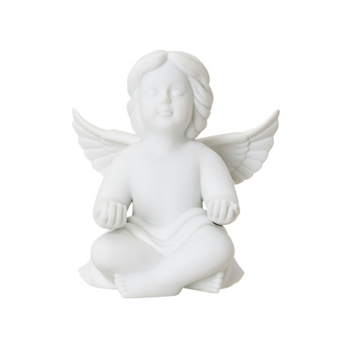 Rosenthal Engel Meditation mittel weiß matt 11 cm