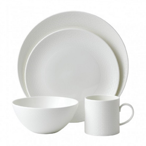 Wedgwood Gio Weiß 16-delt sæt.