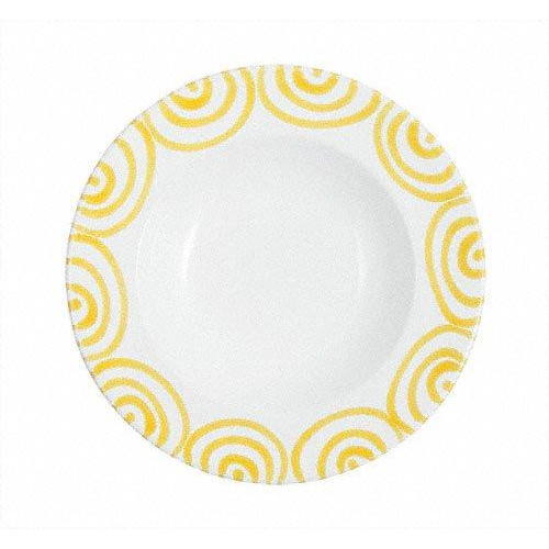 Gmundner Keramik Gelbgeflammt Suppetallerken Gourmet d: 24 cm / h: 4 cm