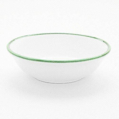 Gmundner Keramik Grüner Rand Lille müsliskål d: 14 cm / h: 4,5 cm / 0,27 L