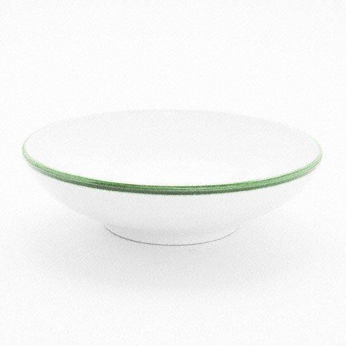 Gmundner Keramik Grüner Rand Stor skål d: 17 cm / h: 4,8 cm / 0,2 L