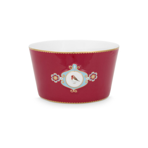 Pip Studio Love Birds Red-Pink Schale rot 15 cm