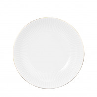 Seltmann Weiden Amina Weiß Goldrand Soppetallerken rund 21 cm