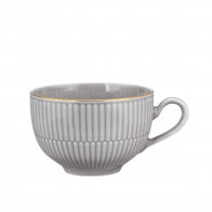 Seltmann Weiden Amina Silbergrau Goldrand Café au lait kop 0,35 L