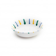 Gmundner Keramik Buntgeflammt Lille müsliskål d: 14 cm / h: 4,5 cm / 0,27 L