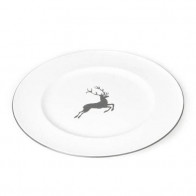 Gmundner Keramik Grauer Hirsch Gourmet middagstallerken d: 29 cm / h: 2,2 cm