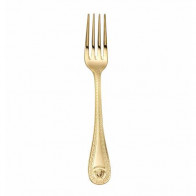 Rosenthal meets Versace Medusa Besteck 14 gramm vergoldet - Feingold 999 Spisegaffel 20,5 cm