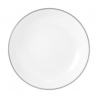 Seltmann Weiden Lido Black Line Suppetallerken Coup 21 cm