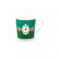 Pip Studio Love Birds Emerald-Green Kaffeetasse grün 0,15 L