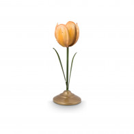 Pip Studio Lily & Lotus Kerzenständer Metall Tulpe Gelb 21 cm