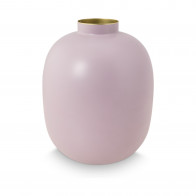 Pip Studio Home Accessories Vase Metall Lilac matt 32 cm