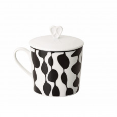Rosenthal Home Monochrome Krus med hank og låg 0,38 l