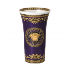 Rosenthal Versace Medusa blue Vase 26 cm