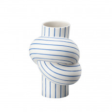 Rosenthal Miniaturvasen Vase Node Stripes Blueberry 12 cm