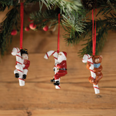 Villeroy & Boch Nostalgic Ornaments Ornament Sukkerstang - Vedhæng 7,5 cm 3 stk