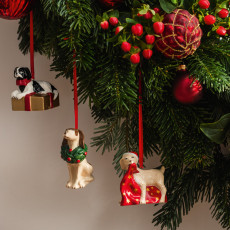 Villeroy & Boch Nostalgic Ornaments Ornamenter hunde 3-delt