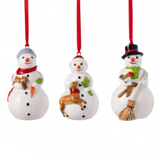 Villeroy & Boch Nostalgic Ornaments Ornamenter Snemænd 3 stk