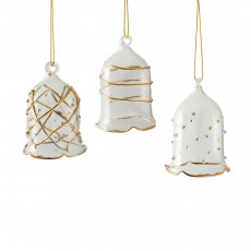 Villeroy & Boch Winter Collage Accessoires Glasklokke guld sæt 3-delt
