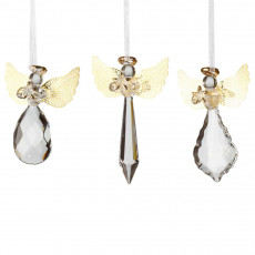 Villeroy & Boch Winter Collage Accessoires Glashængere engel sæt 3-delt