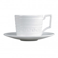 Wedgwood Intaglio Kaffekop / tekop 0,22 L med underkop 2-delt.