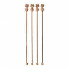 Sambonet Paderno Bar Utensils Cocktailrør Ananas Sæt 4 stk. 18,5 cm