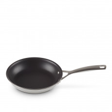Le Creuset 3-PLY Edelstahl Kochgeschirr Stegepande 24 cm med non-stick-belægning