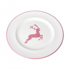 Gmundner Keramik Rosa Hirsch Desserttallerken Gourmet 22 cm