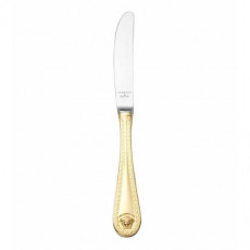 Rosenthal meets Versace Medusa Besteck 14 gramm vergoldet - Feingold 999 Brødkniv 22,5 cm