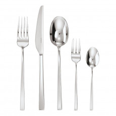 Sambonet Linea Q - Edelstahl 18/10 Bestikssæt 30 dele. Helstøbt / Monoblok