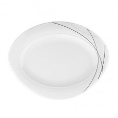 Seltmann Weiden Trio Highline Oval tallerken 30,5 x 24 cm