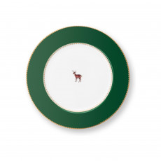 Pip Studio Love Birds Dark Green morgenmads­tallerken 21 cm