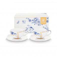 Pip Studio Royal White Espresso-Set 4-tlg. im GK 0,12 L