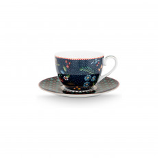 Pip Studio Berry Blues Cappuccinotasse Set 4-tlg. im GK 0,30 L