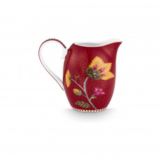 Pip Studio Blooming Tales Dark Red mælkekande 0,25 l