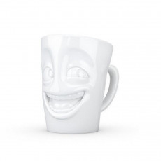 Fiftyeight Products TV Tassen TV Henkeltasse hvid sjov 0,35 L