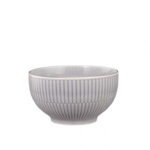 Seltmann Weiden Amina Silbergrau Goldrand Taza de cappuccino 11,5 cm