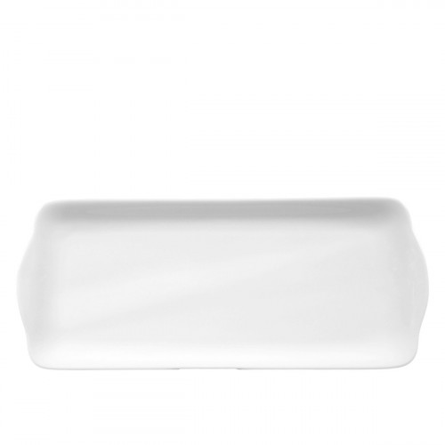 Tettau Worpswede Weiß Plato rectangular para pasteles 34,5x14,5 cm