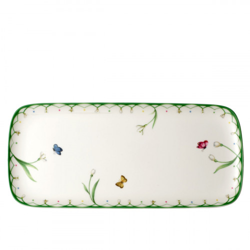 Villeroy & Boch Colourful Spring Bandeja rectangular para pastel 35x16 cm