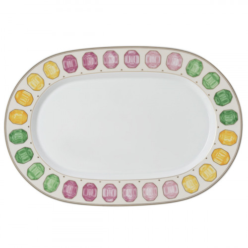 Swarovski x Rosenthal IDYLLIA Marshmallow Plato 40 cm