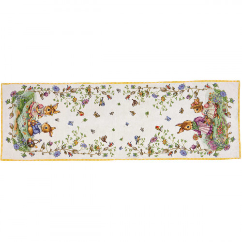 Villeroy & Boch Spring Fantasy Corredor XL Gobelin Picnic - 70% algodón 30% poliéster 49x143 cm