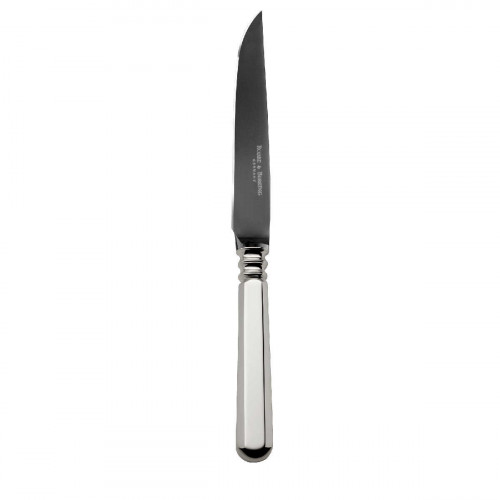 Robbe & Berking Alt-Spaten - 925 Sterling Silber Steakmesser Frozen Black 222 mm