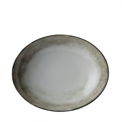 Arthur Krupp Shade Earth Plato hondo ovalado 25x20 cm