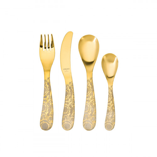 Rosenthal meets Versace - Cubiertos para niños 4 piezas