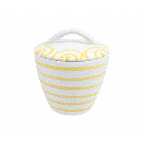 Gmundner Keramik Gelbgeflammt Azucarero Gourmet d: 9 cm / h: 10,5 cm