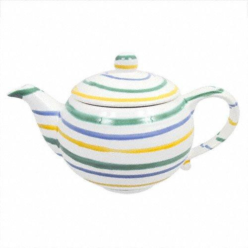 Gmundner Keramik Buntgeflammt Tetera lisa 1,5 L / h: 16,5 cm