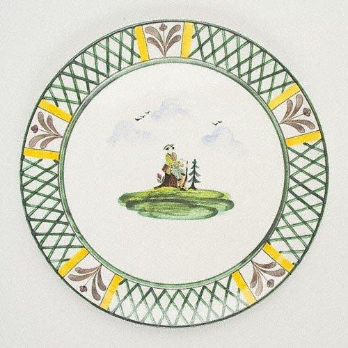 Gmundner Keramik Jagd Plato de servicio Cup 32 cm